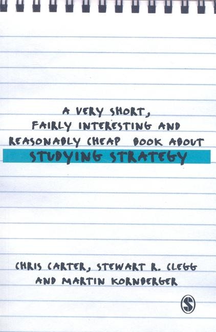 Front cover_A Very Short, Fairly Interesting And Reasonably Cheap Book About Studying Strategy