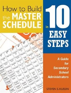 Front cover_How To Build The Master Schedule In 10 Easy Steps