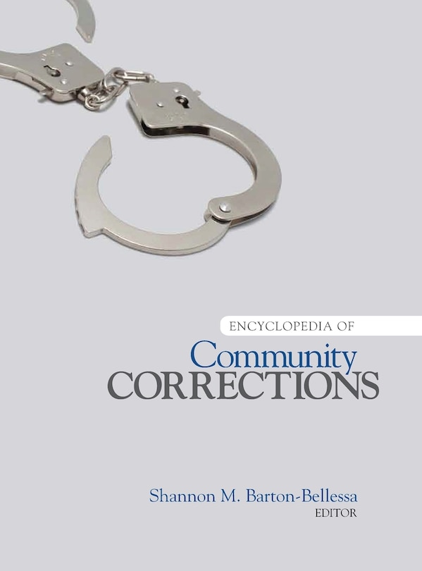 Front cover_Encyclopedia Of Community Corrections