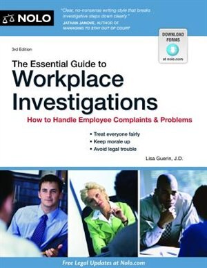 Couverture_The Essential Guide To Workplace Investigations