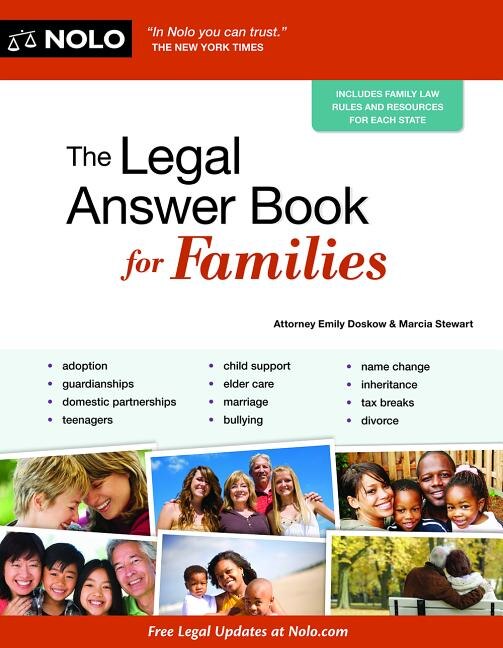 The Legal Answer Book For Families image number 0