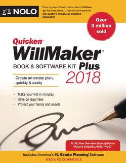 Quicken Willmaker Plus 2018 Edition: Book & Software Kit