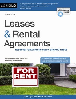 Front cover_Leases & Rental Agreements