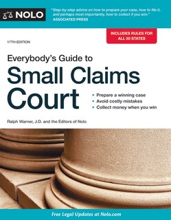 Everybody's Guide To Small Claims Court