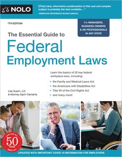 Front cover_The Essential Guide to Federal Employment Laws