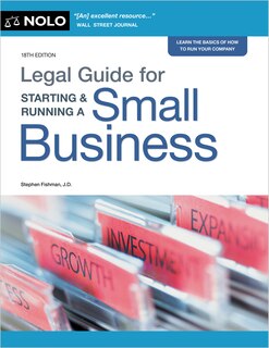Front cover_Legal Guide for Starting & Running a Small Business