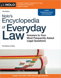 Front cover_Nolo's Encyclopedia of Everyday Law