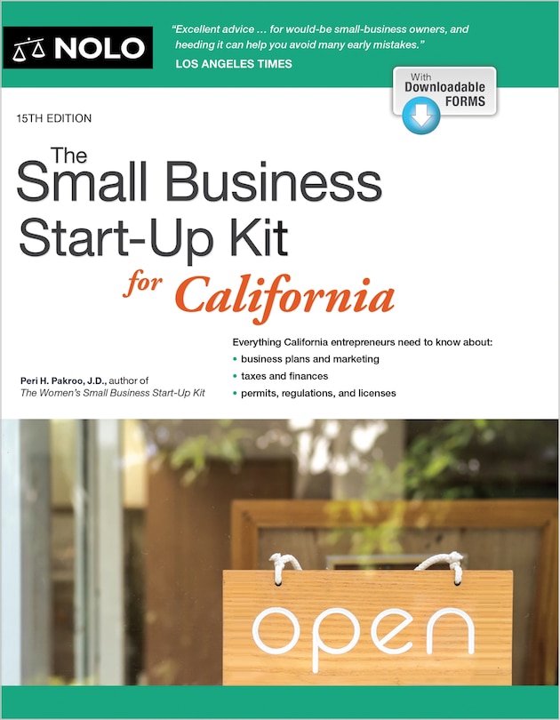 Front cover_The Small Business Start-Up Kit for California
