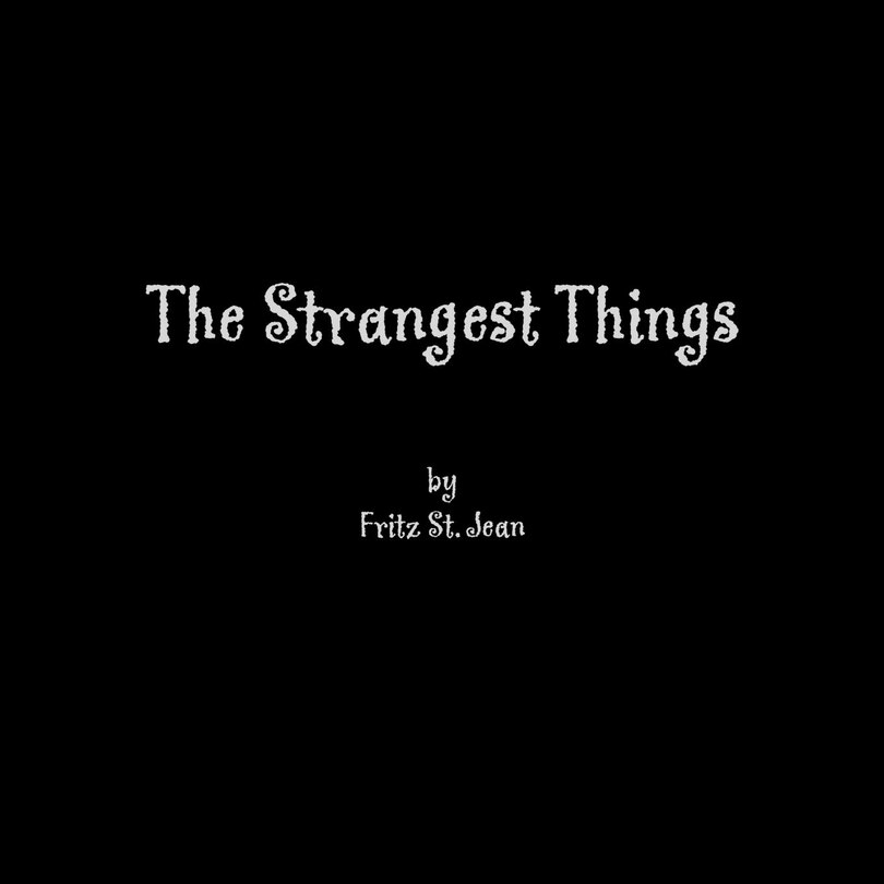 Front cover_The Strangest Things