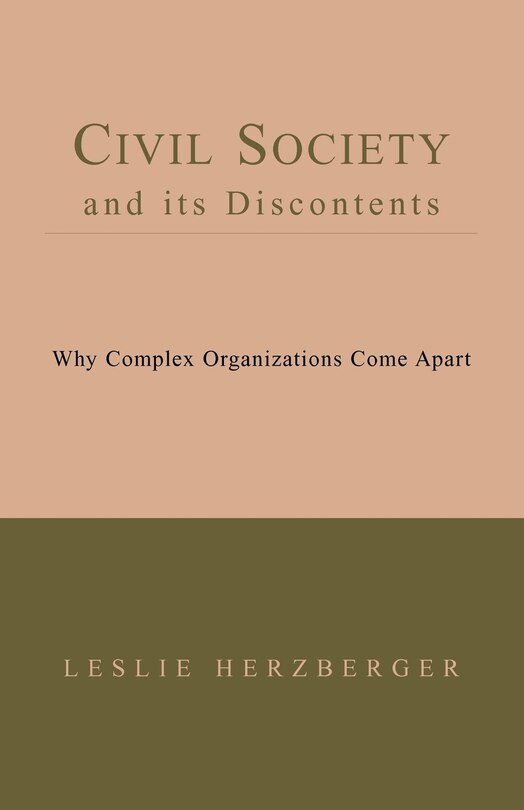 Front cover_Civil Society And Its Discontents