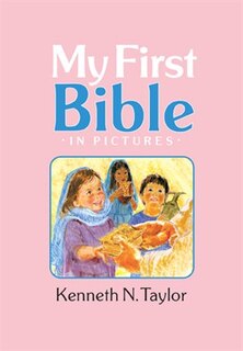 Front cover_My First Bible In Pictures, baby pink