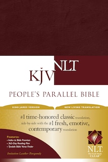 Front cover_People's Parallel Bible KJV/NLT (Imitation Leather, Burgundy/maroon)
