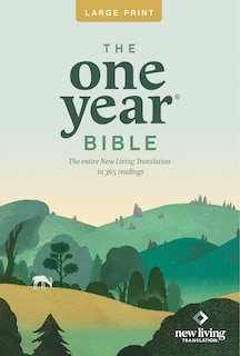 Front cover_The One Year Bible NLT, Large Print Thinline Edition (Softcover)