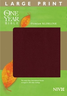Front cover_The One Year Bible Niv, Premium Slimline Large Print Edition