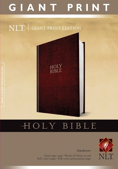 Couverture_Holy Bible, Giant Print NLT (Hardcover, Red Letter)
