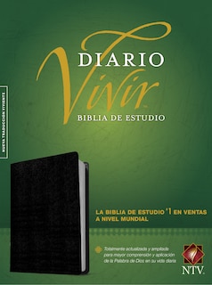 Couverture_Biblia de estudio del diario vivir NTV (Piel fabricada, Negro, Índice, Letra Roja)