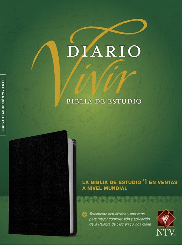 Couverture_Biblia de estudio del diario vivir NTV (Piel fabricada, Negro, Índice, Letra Roja)
