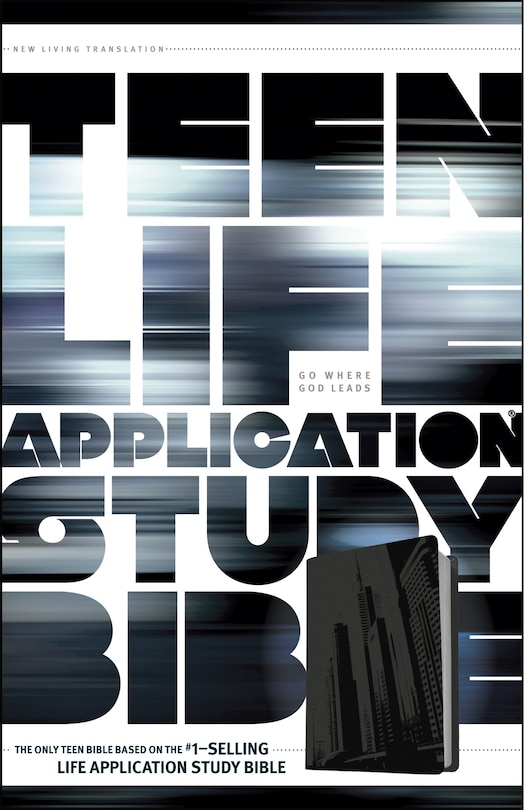 Couverture_Nlt Teen Life Application Study Bible (leatherlike, Steel)