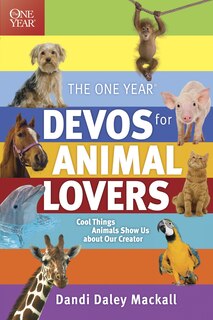Front cover_The One Year Devos for Animal Lovers