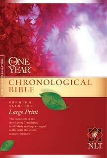 Couverture_The One Year Chronological Bible NLT, Premium Slimline Large Print (Softcover)