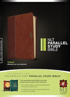 Front cover_Nlt Parallel Study Bible, Tutone (leatherlike, Brown/tan)