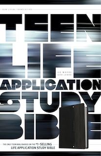 Couverture_Nlt Teen Life Application Study Bible (leatherlike, Black)