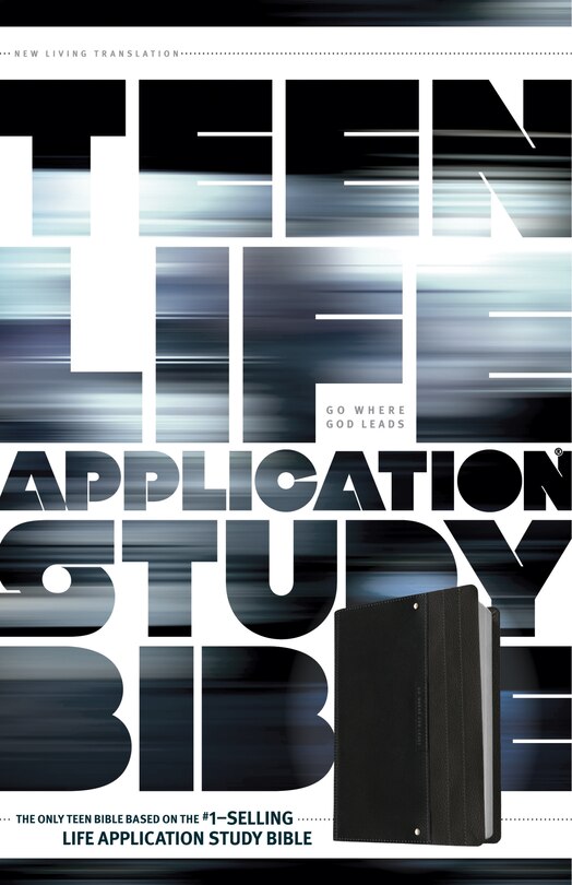 Couverture_Nlt Teen Life Application Study Bible (leatherlike, Black)