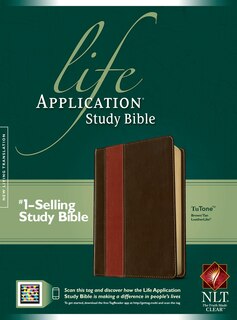 Front cover_NLT Life Application Study Bible, Second Edition, TuTone (LeatherLike, Brown/Tan, Indexed, Red Letter)