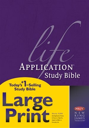 Couverture_Nkjv Life Application Study Bible, Second Edition, Large Print (red Letter, Hardcover)