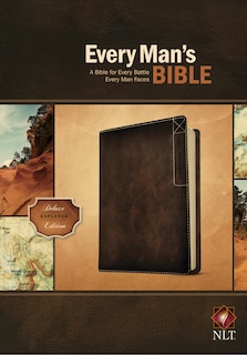 Couverture_Every Man's Bible Nlt, Deluxe Explorer Edition (leatherlike, Brown)