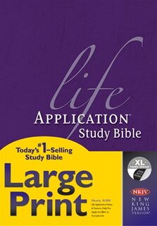 Couverture_Nkjv Life Application Study Bible, Second Edition, Large Print (red Letter, Hardcover, Indexed)