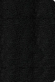 Front cover_Slimline Center Column Reference Bible Nlt (red Letter, Bonded Leather, Black)