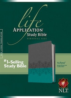 Nlt Life Application Study Bible, Second Edition, Personal Size (leatherlike, Gray Lace/juniper)