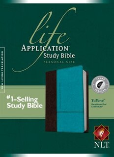 Nlt Life Application Study Bible, Second Edition, Personal Size (leatherlike, Dark Brown/teal, Indexed)