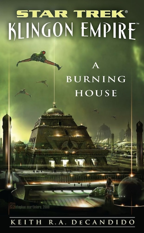 Front cover_Star Trek: The Next Generation: Klingon Empire: A Burning House
