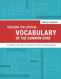 Front cover_Teaching the Critical Vocabulary of the Common Core