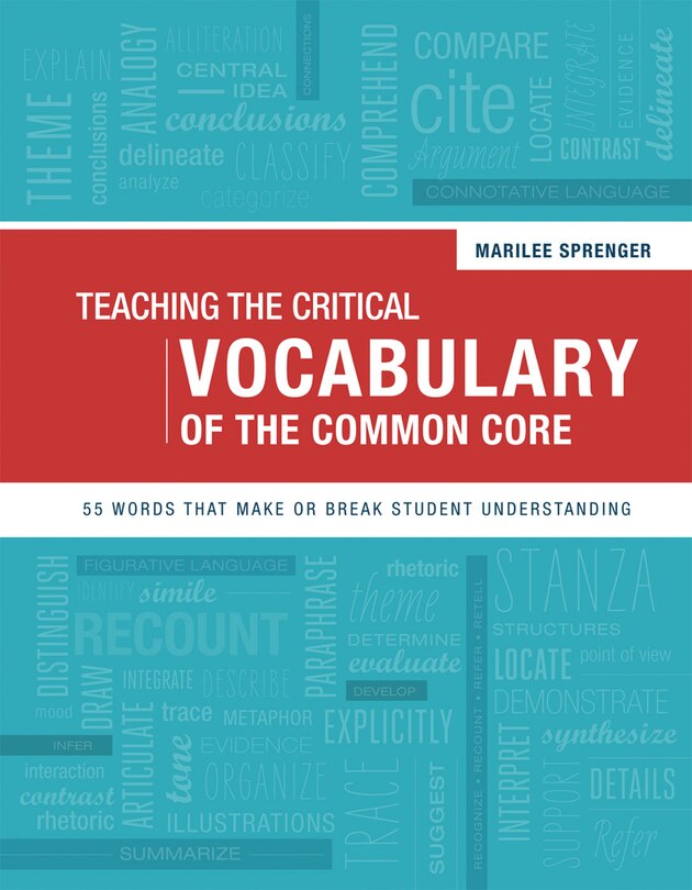 Front cover_Teaching the Critical Vocabulary of the Common Core