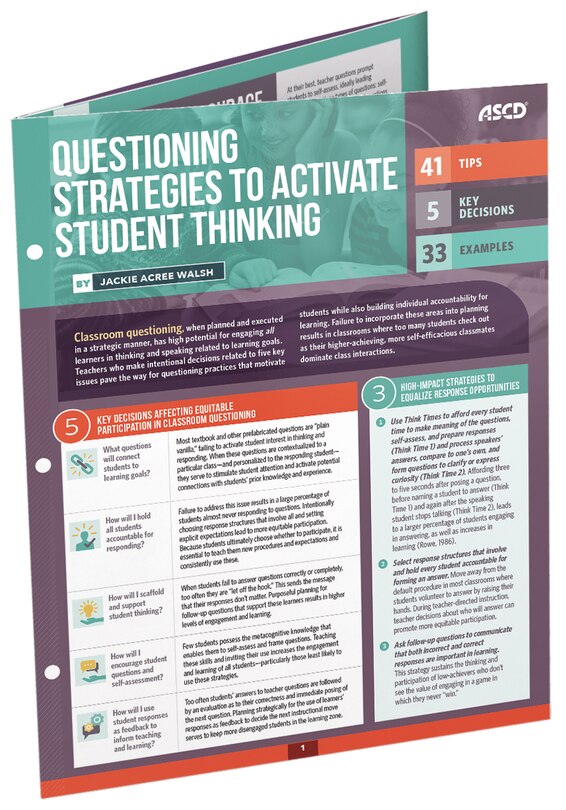 Front cover_Questioning Strategies to Activate Student Thinking