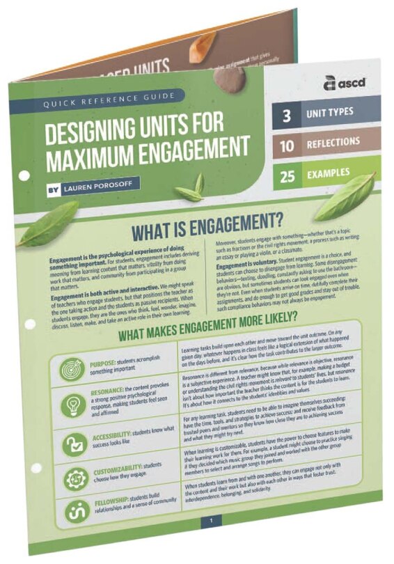 Couverture_Designing Units for Maximum Engagement (Quick Reference Guide)