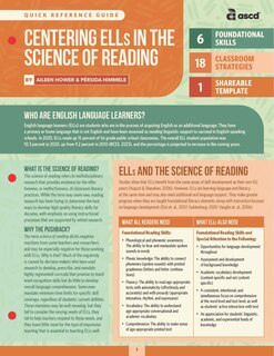 Front cover_Centering Ells in the Science of Reading (Quick Reference Guide)