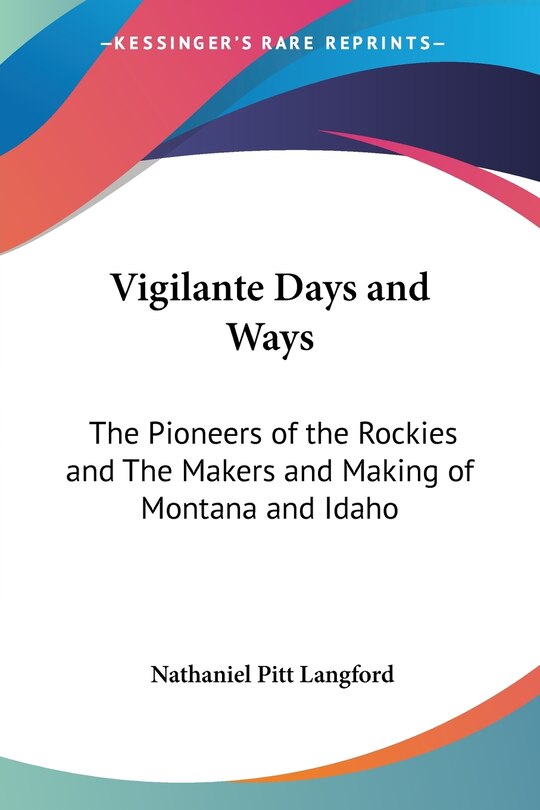 Couverture_Vigilante Days and Ways