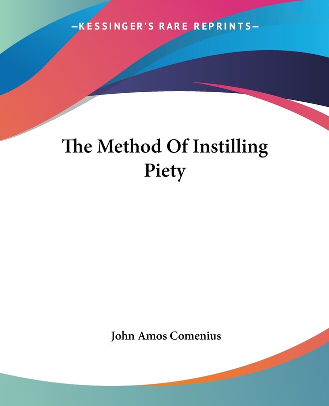 Couverture_The Method Of Instilling Piety