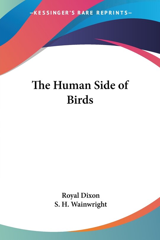 Front cover_The Human Side of Birds