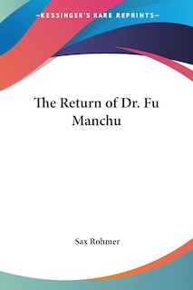 Front cover_The Return Of Dr. Fu Manchu