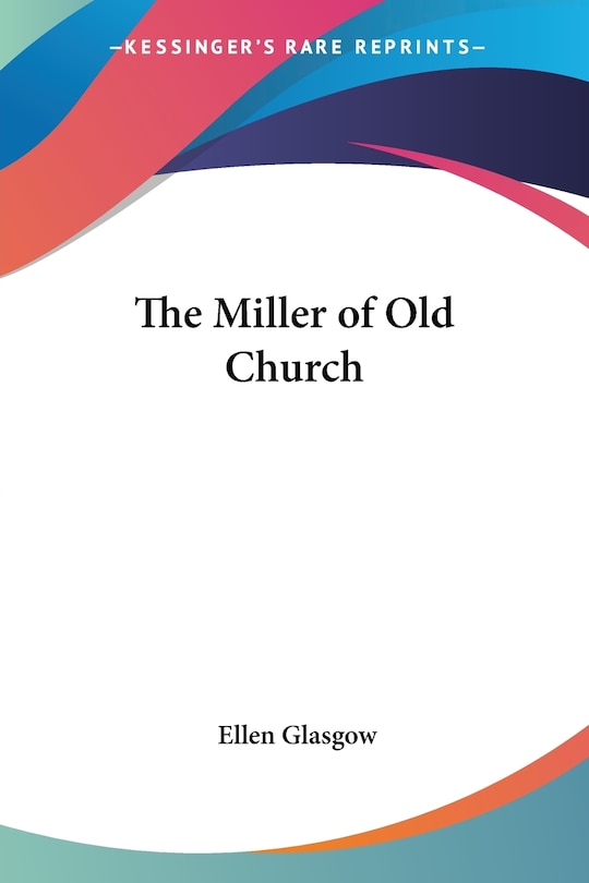 Front cover_The Miller of Old Church