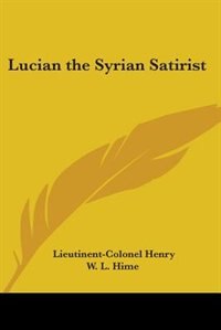 Couverture_Lucian the Syrian Satirist