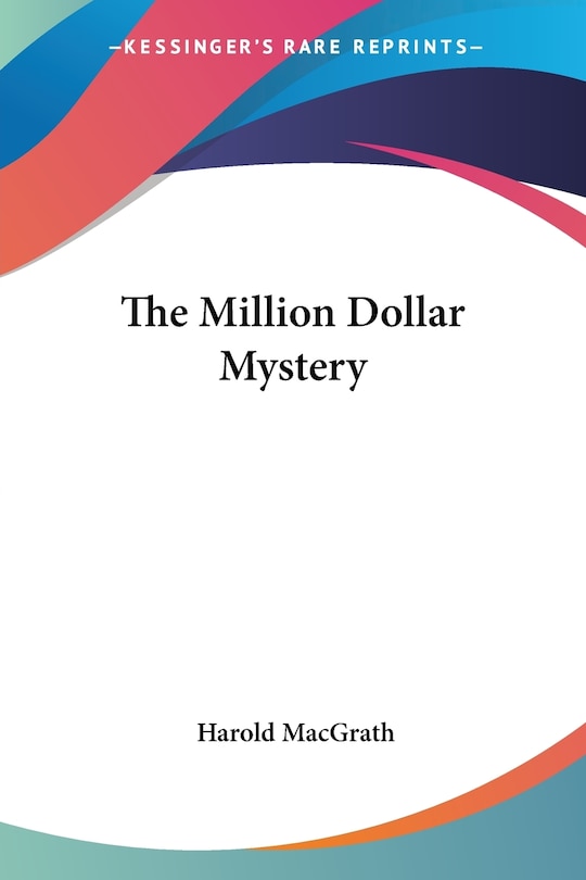 Front cover_The Million Dollar Mystery