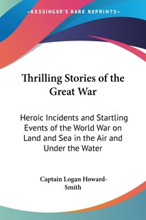 Couverture_Thrilling Stories of the Great War
