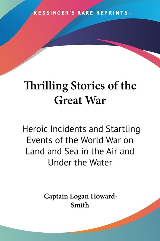 Couverture_Thrilling Stories of the Great War