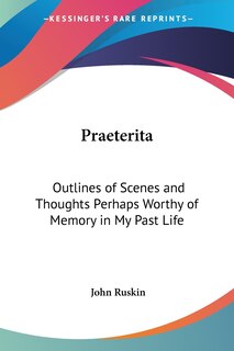 Front cover_Praeterita